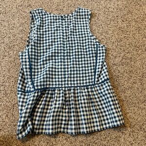 Peplum jcrew top, lightly used